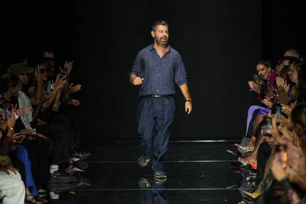 IPA88928836 - Milan, Milan Women™s Fashion Week Spring Summer 2027 - Women™s Fashion, Spring Summer 2027 - Cavalli fashion show - runway Pictured: Fausto Puglisi  Copyright: xRiccardoxGIordanox xRiccardoxGiordano IPAx IPA88928836