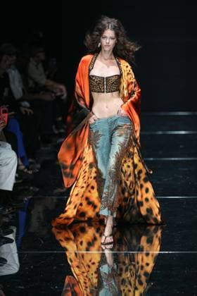 IPA88928817 - Milan, Milan Women™s Fashion Week Spring Summer 2027 - Women™s Fashion, Spring Summer 2027 - Cavalli fashion show - runway In the photo: Model  Copyright: xRiccardoxGIordanox xRiccardoxGiordano IPAx IPA88928817