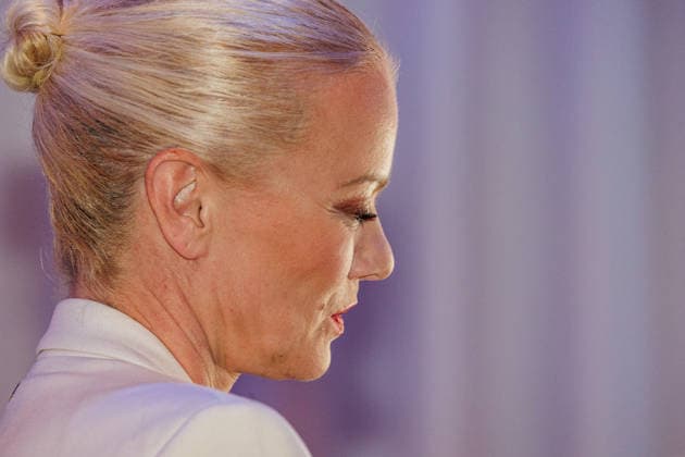 September 24, 2026, Düsseldorf: Franziska Knuppe on the Blue Carpet at the launch of the new Guerlain L™Heure Bleue Eau de Parfum at the Lofthouse in Düsseldorf. Lofthouse, Reisholzer Werftstraße, North Rhine-Westphalia, Germany