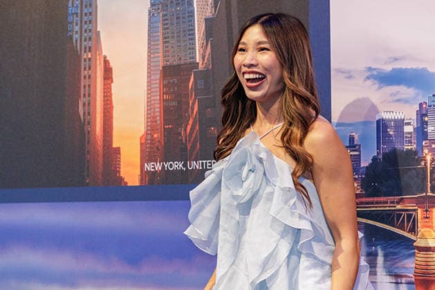 September 24, 2026 Düsseldorf Kisu on the Blue Carpet at the launch of the new Guerlain L™Heure Bleue Eau de Parfum at the Lofthouse in Düsseldorf, Reisholzer Werftstraße, North Rhine-Westphalia, Germany
