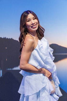September 24, 2026 Düsseldorf Kisu on the Blue Carpet at the launch of the new Guerlain L™Heure Bleue Eau de Parfum at the Lofthouse in Düsseldorf, Reisholzer Werftstraße, North Rhine-Westphalia, Germany