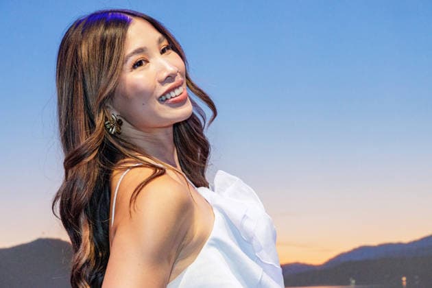 September 24, 2026 Düsseldorf Kisu on the Blue Carpet at the launch of the new Guerlain L™Heure Bleue Eau de Parfum at the Lofthouse in Düsseldorf, Reisholzer Werftstraße, North Rhine-Westphalia, Germany