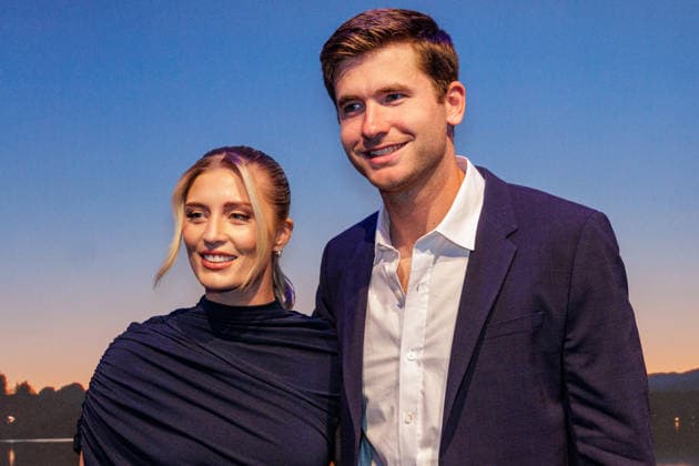 September 24, 2026, Düsseldorf Luna Schweiger and Lucas Wenz on the Blue Carpet at the launch of the new Guerlain L™Heure Bleue Eau de Parfum at the Lofthouse in Düsseldorf, Reisholzer Werftstraße, North Rhine-Westphalia, Germany