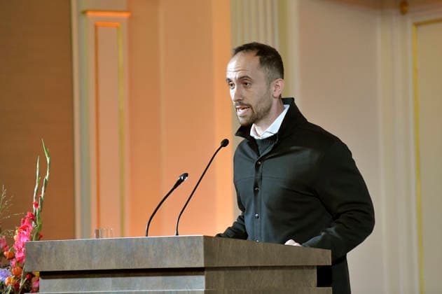 Igor Levit at the ceremony honoring Iris Berben with the 2026 German Cultural Policy Prize at the Berlin State Library, Berlin, September 24, 2026 Foto:xM.xBehrensx xFuturexImagex berben_6911