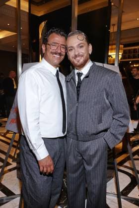 Riccardo Simonetti Book Launch: Riccardo Simonetti and his husband Steven. Riccardo Simonetti presents his fifth book, When Is a Man a Man? , at The Ritz-Carlton, Berlin, on September 24, 2026. Copyright: xEventpress Kratschx