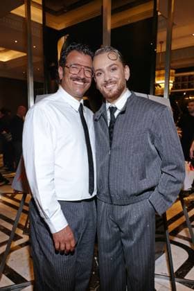 Riccardo Simonetti Book Launch: Riccardo Simonetti and his husband Steven. Riccardo Simonetti presents his fifth book, When Is a Man a Man? , at The Ritz-Carlton, Berlin, on September 24, 2026. Copyright: xEventpress Kratschx