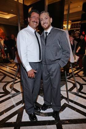 Riccardo Simonetti Book Launch: Riccardo Simonetti and his husband Steven. Riccardo Simonetti presents his fifth book, When Is a Man a Man? , at The Ritz-Carlton, Berlin, on September 24, 2026. Copyright: xEventpress Kratschx
