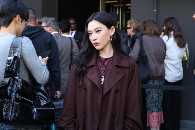 MILAN, ITALY - SEPTEMBER 24: Chen Yanran attends the Max Mara Spring 2027 women s wear show on September 24, 2026 in Milan, Italy. The event is part of Milan Fashion Week.  Copyright: xVCGx 111669392315
