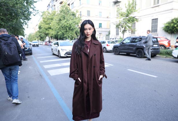 MILAN, ITALY - SEPTEMBER 24: Chen Yanran attends the Max Mara Spring 2027 women s wear show on September 24, 2026 in Milan, Italy.  Copyright: xVCGx 111669392319