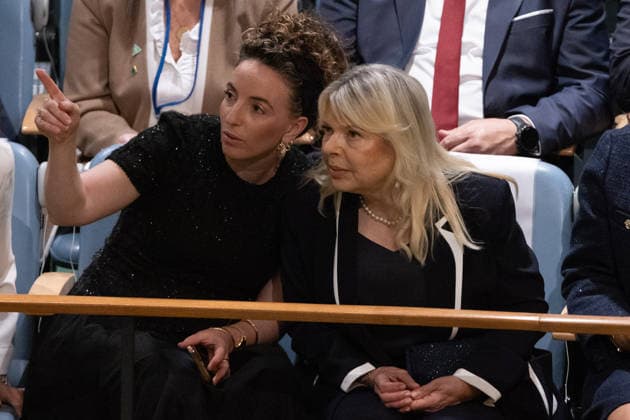 September 24, 2026, New York City, USA: Israeli Minister Idit Silman and Sara Netanyahu, wife of Israeli Prime Minister Benjamin Netanyahu, wait for Benjamin NetanyahuÃ¢â‚¬â ¢s address during the General Debate of the 81st session of the United Nations General Assembly at the UN Headquarters in New York City. New York City USA  - ZUMAl194 20260924_zip_l194_057 Copyright: xMarekxLadzinskix