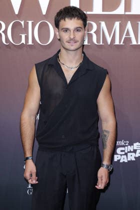 Cinema Paradiso - Giorgio Armani Party - Paris Adrien Gabeulet attends Armani Beauty party held at the Eiffel Tower in Paris, France on September 24, 2026, marking the opening night of the first edition of the Cinema Paradiso Tour Eiffel festival, organized by mk2 in the Salle Gustave Eiffel on the monument s first floor, as Armani Beauty celebrates the launch of its new men s fragrance I Will with campaign face actor Jonathan Bailey in attendance. Photo by David Boyer ABACAPRESS.COM Paris France  Copyright: xBoyerxDavid ABACAx