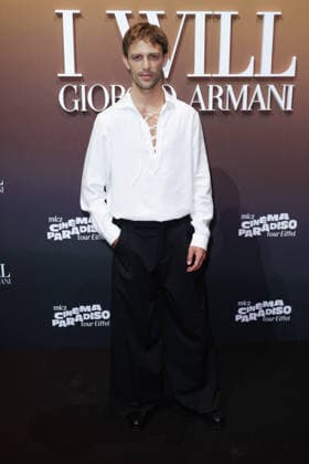 Cinema Paradiso - Giorgio Armani Party - Paris Guillaume BABOUIN attends Armani Beauty party held at the Eiffel Tower in Paris, France on September 24, 2026, marking the opening night of the first edition of the Cinema Paradiso Tour Eiffel festival, organized by mk2 in the Salle Gustave Eiffel on the monument s first floor, as Armani Beauty celebrates the launch of its new men s fragrance I Will with campaign face actor Jonathan Bailey in attendance. Photo by David Boyer ABACAPRESS.COM Paris France  Copyright: xBoyerxDavid ABACAx