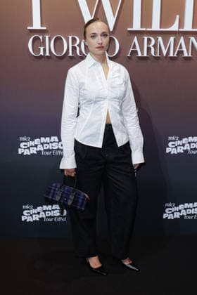 Cinema Paradiso - Giorgio Armani Party - Paris Chloe Jouannet attends Armani Beauty party held at the Eiffel Tower in Paris, France on September 24, 2026, marking the opening night of the first edition of the Cinema Paradiso Tour Eiffel festival, organized by mk2 in the Salle Gustave Eiffel on the monument s first floor, as Armani Beauty celebrates the launch of its new men s fragrance I Will with campaign face actor Jonathan Bailey in attendance. Photo by David Boyer ABACAPRESS.COM Paris France  Copyright: xBoyerxDavid ABACAx