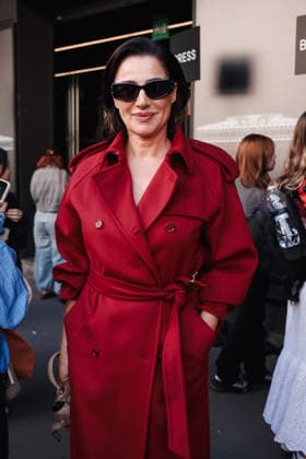 IPA88935569 - Milan, Arrivals at the Max Mara fashion show during Milan Fashion Week Women s Collection Spring Summer 2027 - Women s Fashion, Spring Summer 2027. Pictured: Luisa Ranieri  Copyright: xAlessandroxBremecx xx IPA88935569