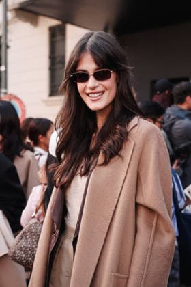 IPA88935582 - Milan, Arrivals at the Max Mara fashion show during Milan Fashion Week Women s Collection Spring Summer 2027 - Women s Fashion, Spring Summer 2027. Pictured: Ginevra Ferro  Copyright: xAlessandroxBremecx xx IPA88935582