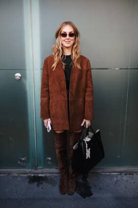 IPA88935601 - Milan, Arrivals at the Max Mara fashion show during Milan Fashion Week Women s Collection Spring Summer 2027 - Women s Fashion, Spring Summer 2027. Pictured: Chiara Ferragni  Copyright: xAlessandroxBremecx xx IPA88935601