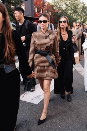 IPA88935432 - Milan, Arrivals at the Max Mara fashion show during Milan Fashion Week Women s Collection Spring Summer 2027 - Women s Fashion, Spring Summer 2027. Pictured: Kate Mara  Copyright: xAlessandroxBremecx xx IPA88935432