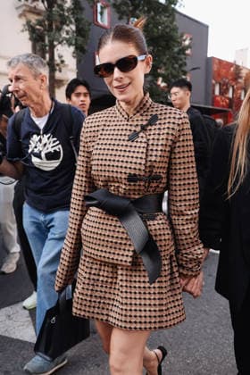 IPA88935574 - Milan, Arrivals at the Max Mara fashion show during Milan Fashion Week Women s Collection Spring Summer 2027 - Women s Fashion, Spring Summer 2027. Pictured: Kate Mara  Copyright: xAlessandroxBremecx xx IPA88935574
