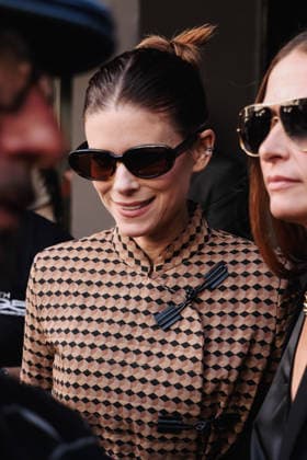 IPA88935578 - Milan, Arrivals at the Max Mara fashion show during Milan Fashion Week: Women s Collection Spring Summer 2027 - Women s Fashion, Spring Summer 2027. Pictured: Kate Mara  Copyright: xAlessandroxBremecx xx IPA88935578