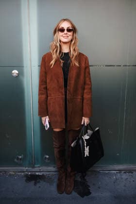 IPA88935589 - Milan, Arrivals at the Max Mara fashion show during Milan Fashion Week: Women s Collection Spring Summer 2027 - Women s Fashion, Spring Summer 2027. Pictured: Chiara Ferragni  Copyright: xAlessandroxBremecx xx IPA88935589