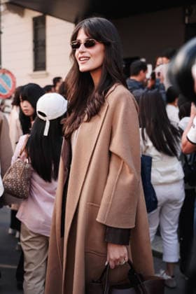 IPA88935598 - Milan, Arrivals at the Max Mara fashion show during Milan Fashion Week Women s Collection Spring Summer 2027 - Women s Fashion, Spring Summer 2027. Pictured: Ginevra Ferro  Copyright: xAlessandroxBremecx xx IPA88935598