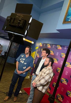 September 24, 2026, Atlanta, Georgia, USA: Gary Jaffe, Robin De Jesus, Jared Reinfeldt promoting their film Before I Do at Out On Film, Opening Night, Landmark s Midtown Art Cinema, Atlanta, Georgia. September 24, 2026 Atlanta USA  - ZUMAs380 20260924_zep_s380_006 Copyright: xDerekxStormx