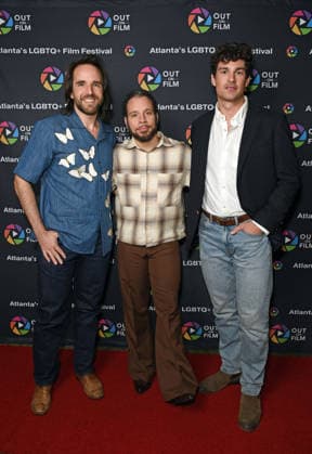September 24, 2026, Atlanta, Georgia, USA: Gary Jaffe, Robin De Jesus, Jared Reinfeldt promoting their film Before I Do at Out On Film, Opening Night, Landmark s Midtown Art Cinema, Atlanta, Georgia. September 24, 2026 Atlanta USA  - ZUMAs380 20260924_zep_s380_005 Copyright: xDerekxStormx