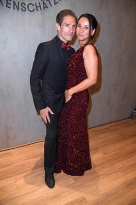 Christian Polanc with his girlfriend Laura Brand Schulz at the CODE RED BY TK MAXX STORE REOPENING at Alexanderplatz in Berlin on September 24, 2026