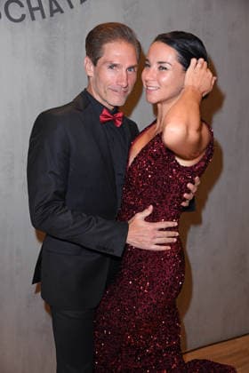 Christian Polanc with his girlfriend Laura Brand Schulz at the CODE RED BY TK MAXX STORE REOPENING at Alexanderplatz in Berlin on September 24, 2026