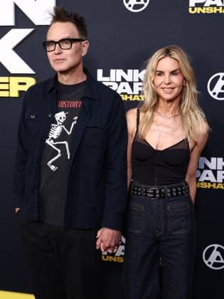 World Premiere Of Trafalgar Releasing s Linkin Park: Unshatter Mark Hoppus and Skye Everly at the World Premiere Of Trafalgar Releasing s Linkin Park: Unshatter held at the AMC The Grove 14 on September 24, 2026 in Beverly Grove, Los Angeles, California, United States. Los Angeles California United States Copyright: xXavierxCollin ImagexPressxAgencyx
