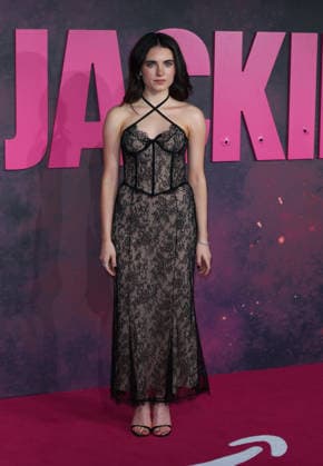 September 24, 2026, London, United Kingdom: Darci Shaw seen attending the global premiere of Kill Jackie at the Curzon Bloomsbury in London London United Kingdom  - ZUMAs197 20260924_aaa_s197_244 Copyright: xBrettxCovex
