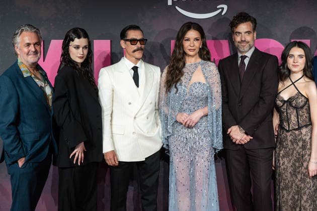 Kill Jackie Global Premiere - Arrivals (L-R) Tom Butterworth, Hattie Hook, Oscar Jaenada, Catherine Zeta-Jones, Daniel Ings, Darci Shaw, attend the Kill Jackie global premiere at Curzon Bloomsbury on September 24, 2026 in London, England., Credit:Lounis Tiar Avalon United Kingdom, London, Curzon Bloomsbury Copyright: xLounisxTiarx xAvalonx 1137932916
