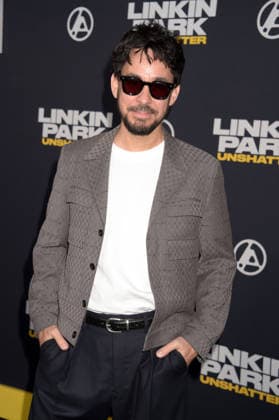 LOS ANGELES, CA -SEPTEMBER 24: Mike Shinoda pictured at the Linkin Park: Unshatter premiere at AMC The Grove 14 in Los Angeles, California. Copyright: xJeffreyxMayer MediaPunchx