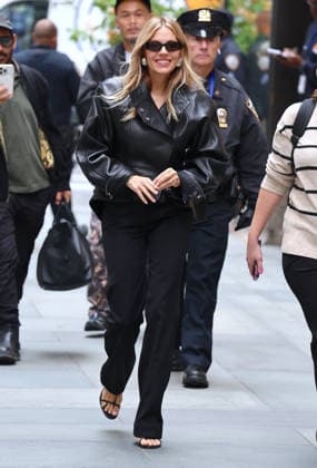 Sienna Miller Out - NYC Actress Sienna Miller is all smiling with two different outfits on her way to the Today show at NBC studio in New York on September 24, 2026. Photo by Dylan Travis ABACAPRESS.COM New York city NY United States  Copyright: xDylanxTravis ABACAx