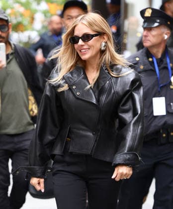 Sienna Miller Out - NYC Actress Sienna Miller is all smiling with two different outfits on her way to the Today show at NBC studio in New York on September 24, 2026. Photo by Dylan Travis ABACAPRESS.COM New York city NY United States  Copyright: xDylanxTravis ABACAx