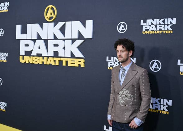 September 24, 2026, Los Angeles, California, USA: American songwriter, producer, and musician COLIN BRITTAIN, 39, attends Linkin Park: Unshatter World Premiere red carpet. Los Angeles USA  - ZUMAb173 20260924_aap_b173_036 Copyright: xBillyxBennightx
