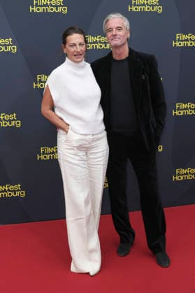 Catrin Striebeck and Jonas Landerschier at the festival opening, featuring the premiere of the feature film *The Idiots* at the 34th Filmfest Hamburg 2026 at Cinemaxx Dammtor in Hamburg, September 24, 2026 Foto:xgbrcix xFuturexImagex filmfest_hh_6718