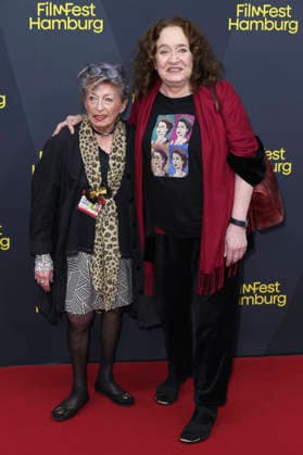 Brigitte Janner and Mechthild Großmann at the festival opening, featuring the premiere of the film *The Idiots* at the 34th Filmfest Hamburg 2026 at Cinemaxx Dammtor in Hamburg, September 24, 2026 Foto:xgbrcix xFuturexImagex filmfest_hh_6728