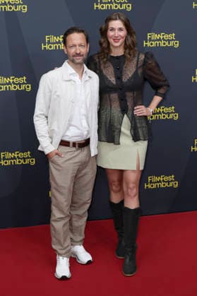 David Wehle with his wife Andrea Gerhard at the festival opening, featuring the premiere of the feature film *The Idiot* at the 34th Filmfest Hamburg 2026 at Cinemaxx Dammtor in Hamburg, September 24, 2026 Foto:xgbrcix xFuturexImagex filmfest_hh_6749