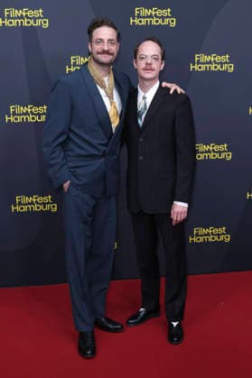 Fridolin Sandmeyer and Merlin Sandmeyer at the festival opening, featuring the premiere of the feature film *The Idiots* at the 34th Filmfest Hamburg 2026 at Cinemaxx Dammtor in Hamburg, September 24, 2026 Foto:xgbrcix xFuturexImagex filmfest_hh_6759