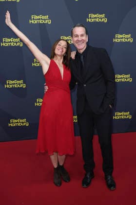 Jennifer Maria Ehnert with her husband Michael Ehnert at the festival opening, featuring the premiere of the film *The Idiots* at the 34th Filmfest Hamburg 2026 at Cinemaxx Dammtor in Hamburg, September 24, 2026 Foto:xgbrcix xFuturexImagex filmfest_hh_6787