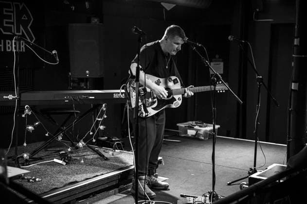 Adam Wedd at Cart & Horses 24 09 2026 London based singer and songwriter, Adam Wedd performs at Cart & Horses in London on 24th September 2026, launching his debut album Hangover Full of Memories. Image converted to black and white., Credit:Zoran Veselinovic B4859 Avalon UK, London, Cart & Horses  Copyright: xZoranxVeselinovicx xB4859x xAvalonx 1138029151