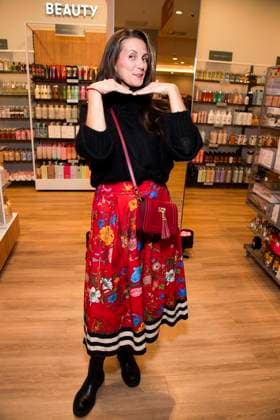 ABB TKMAXX Katrin Wrobel appeared on the red carpet at the grand reopening of the TK Maxx store on Alexanderplatz on September 24, 2026, in Berlin, Germany