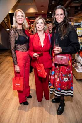ABB TKMAXX Guests Tina Ruland and Katrin Wrobel on the red carpet at the grand reopening of the TK Maxx store on Alexanderplatz on September 24, 2026, in Berlin, Germany