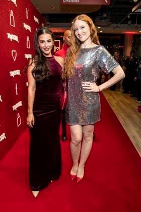 ABB TKMAXX: Sarah Engels and Barbara Meier appeared on the red carpet at the grand reopening of the TK Maxx store on Alexanderplatz on September 24, 2026, in Berlin, Germany