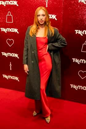 ABB TKMAXX s Anna Ermakova made a guest appearance on the red carpet at the grand reopening of the TK Maxx store on Alexanderplatz on September 24, 2026, in Berlin, Germany
