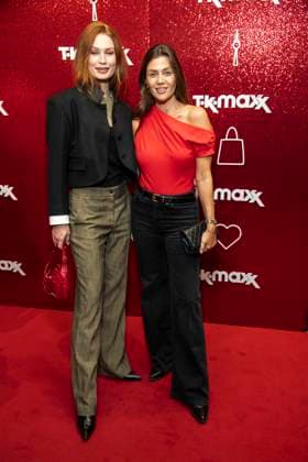 ABB TKMAXX s Jana Heinisch and Nadine Klein appeared on the red carpet at the grand reopening of the TK Maxx store on Alexanderplatz on September 24, 2026, in Berlin, Germany