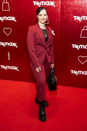 ABB TKMAXX Nadja Jo Klapper appeared on the red carpet at the grand reopening of the TK Maxx store on Alexanderplatz on September 24, 2026, in Berlin, Germany