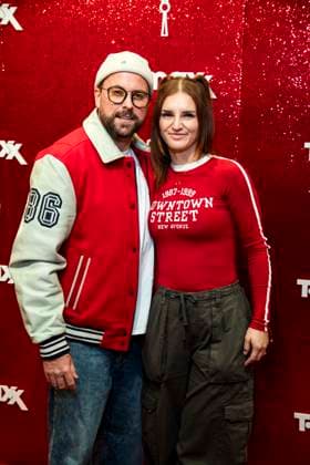 ABB TKMAXX: Felix von Jascheroff and Alexandra Sophie appeared on the red carpet at the grand reopening of the TK Maxx store on Alexanderplatz on September 24, 2026, in Berlin, Germany