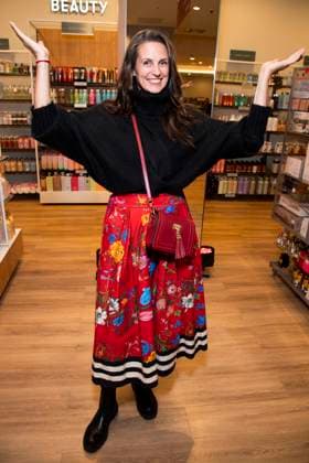 ABB TKMAXX Katrin Wrobel on the red carpet at the grand reopening of the TK Maxx store on Alexanderplatz on September 24, 2026, in Berlin, Germany
